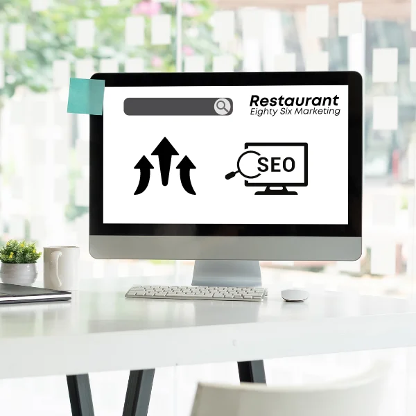 An image showing improved search engine rankings for a restaurant website.